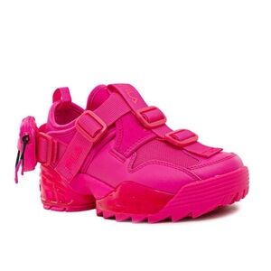 FILA Unit V2 Hot Pink Chunky Sneakers Size 5.5 NWB